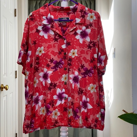 La Cabana Tops - Vintage Floral Hawaiian Shirt 3X